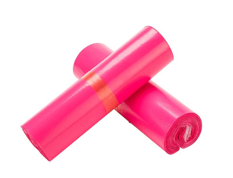 合江玫红色快递袋-02